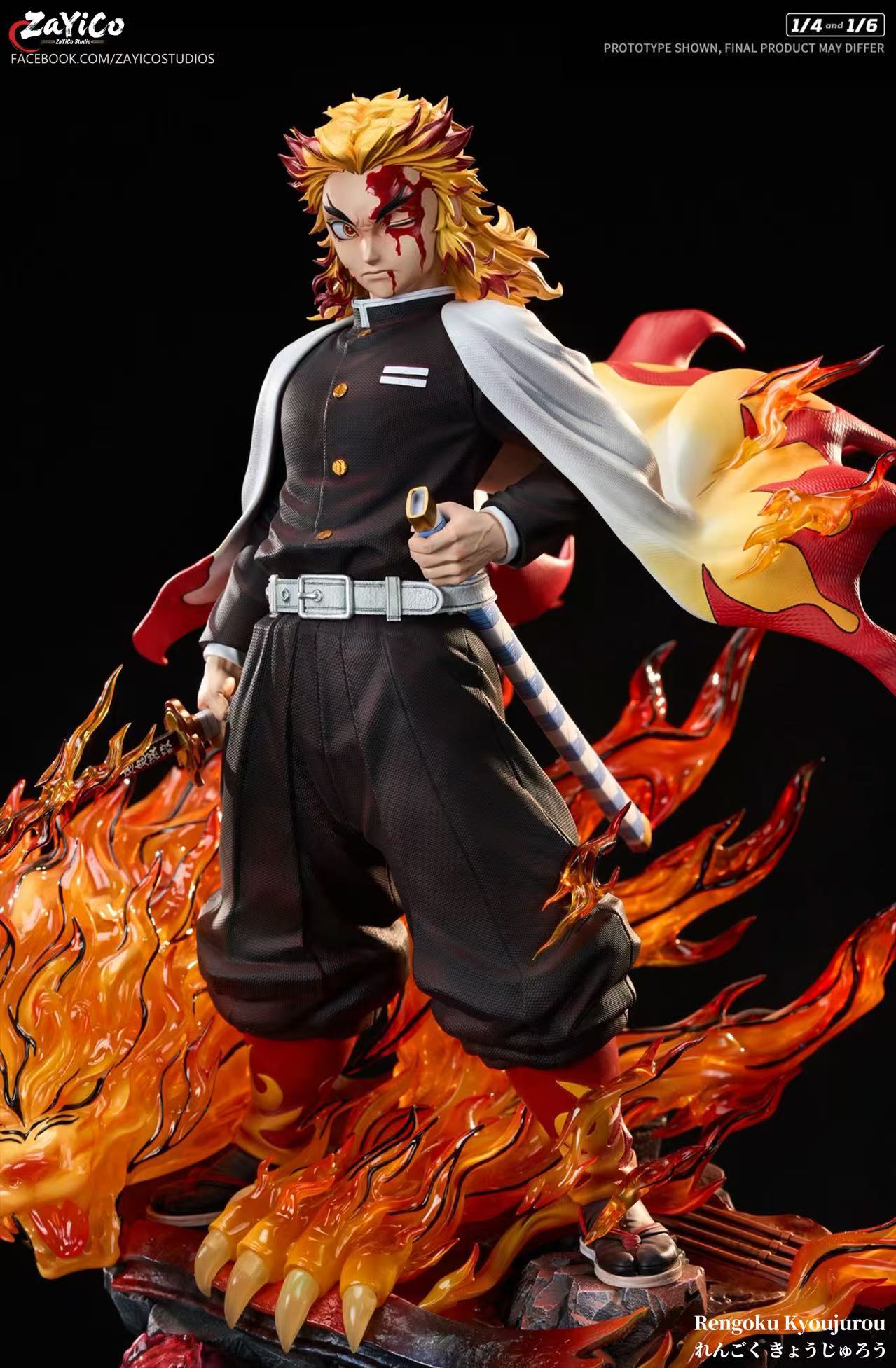 Demon Slayer: Kimetsu No Yaiba Zayico Studio Kyojuro Rengoku Resin Statue