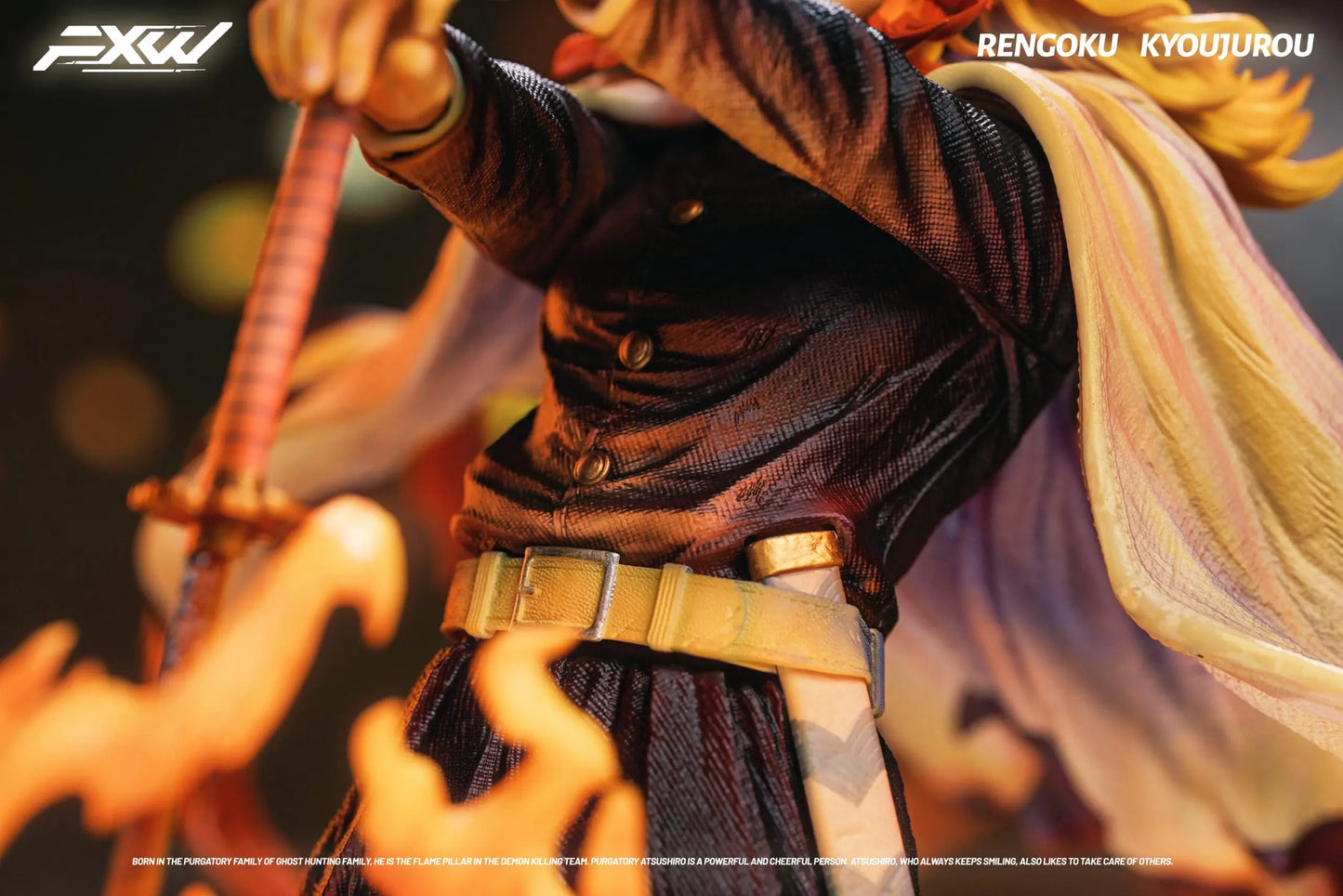 Demon Slayer Kimetsu no Yaiba FXW Studio Kyojuro Rengoku Resin Statue