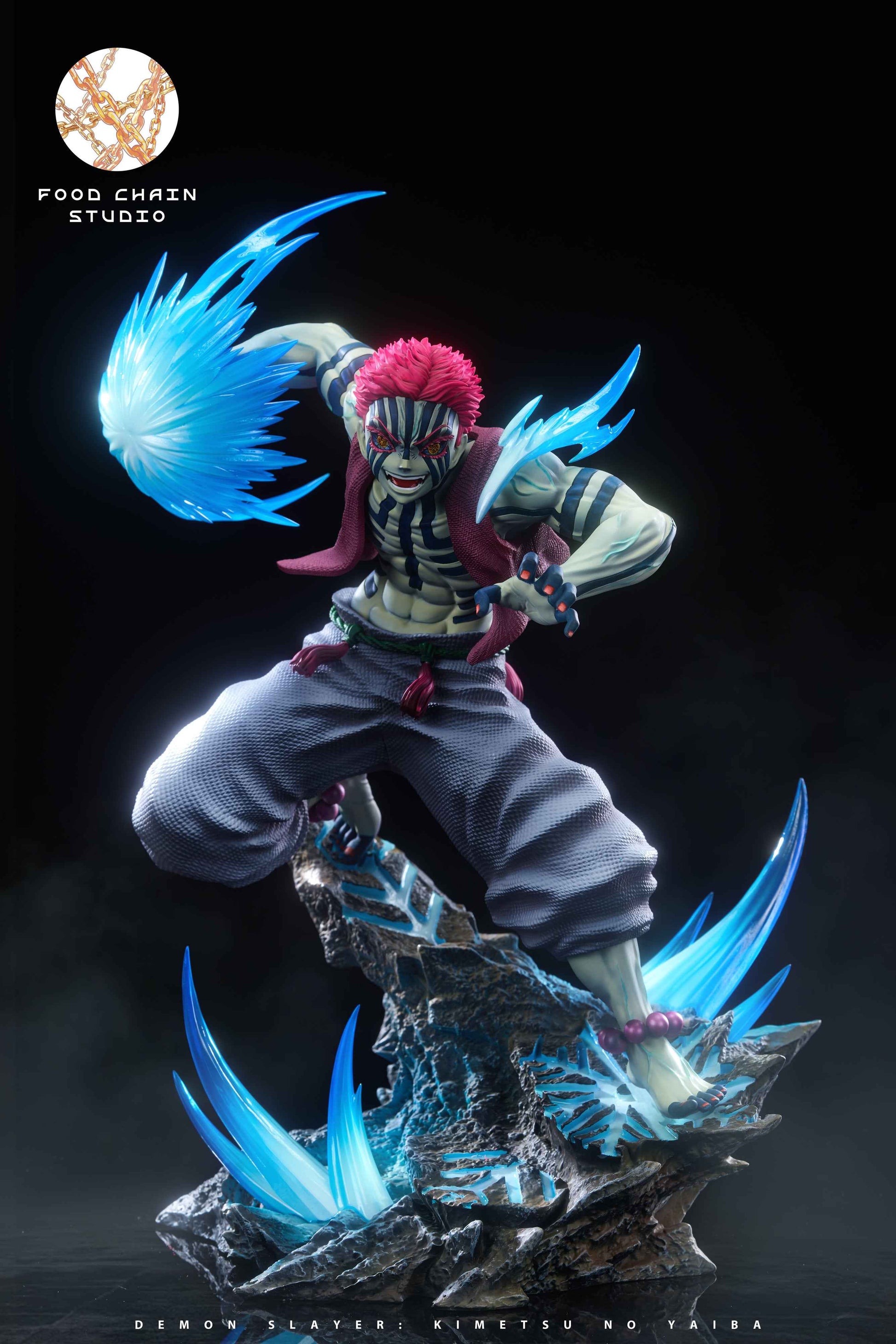 Demon Slayer: Kimetsu no Yaiba Food Chain Studio Kokushibo & Akaza & Douma Resin Statue