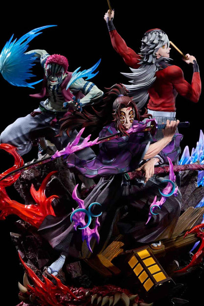 Demon Slayer: Kimetsu no Yaiba Food Chain Studio Kokushibo & Akaza & Douma Resin Statue