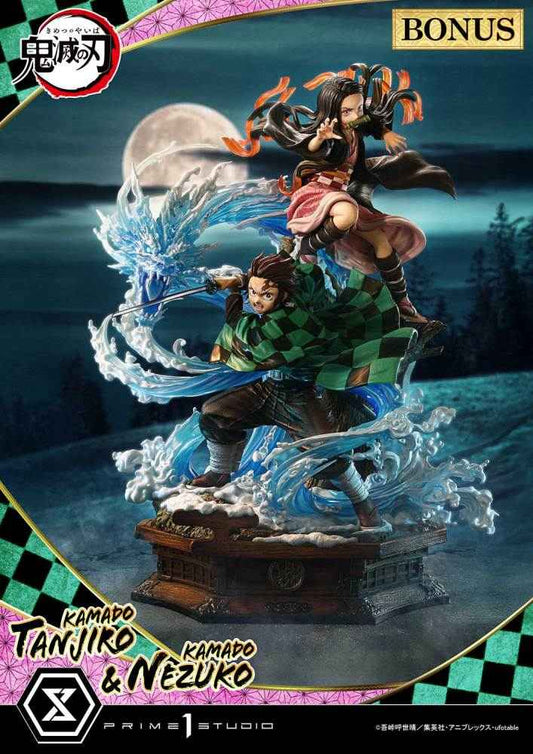 Demon Slayer: Kimetsu no Yaiba Prime 1 Studio Kamado Tanjirou & Kamado Nezuko 1/6 Licensed Resin Statue