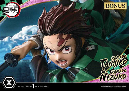Demon Slayer: Kimetsu no Yaiba Prime 1 Studio Kamado Tanjirou & Kamado Nezuko 1/6 Licensed Resin Statue