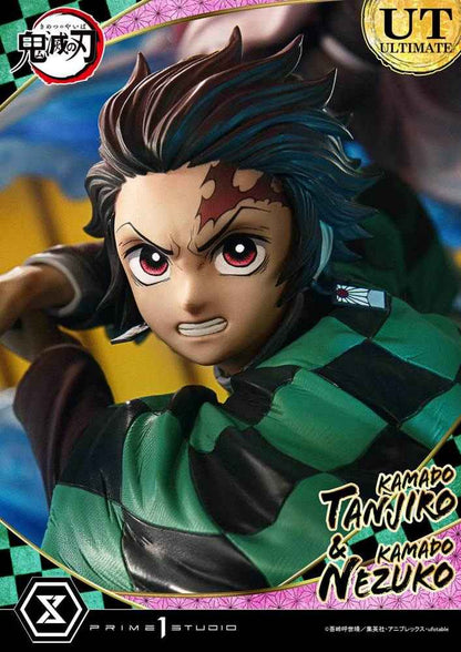 Demon Slayer: Kimetsu no Yaiba Prime 1 Studio Kamado Tanjirou & Kamado Nezuko 1/6 Licensed Resin Statue