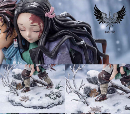 Demon Slayer: Kimetsu no Yaiba Saoirse Studio Kamado Tanjirou & Kamado Nezuko 1/6 Resin Statue