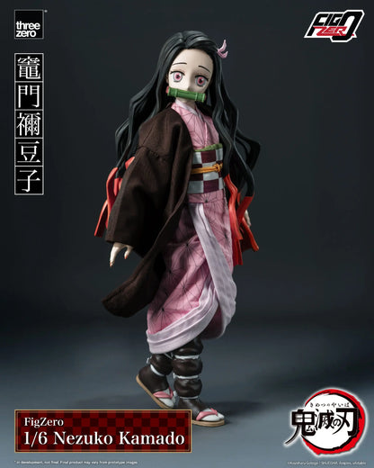 Demon Slayer Threezero Nezuko & Tanjiro Kamado 3Z06680W0 3Z06670W0 FigZero 1/6 Licensed Action Figure