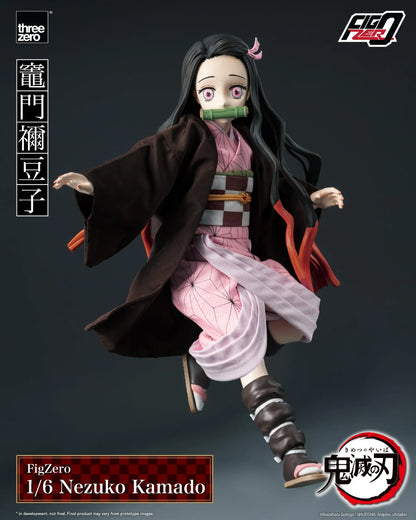Demon Slayer Threezero Nezuko & Tanjiro Kamado 3Z06680W0 3Z06670W0 FigZero 1/6 Licensed Action Figure