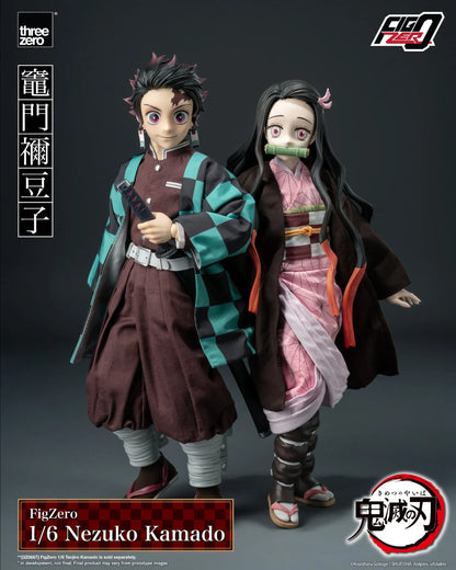 Demon Slayer Threezero Nezuko & Tanjiro Kamado 3Z06680W0 3Z06670W0 FigZero 1/6 Licensed Action Figure