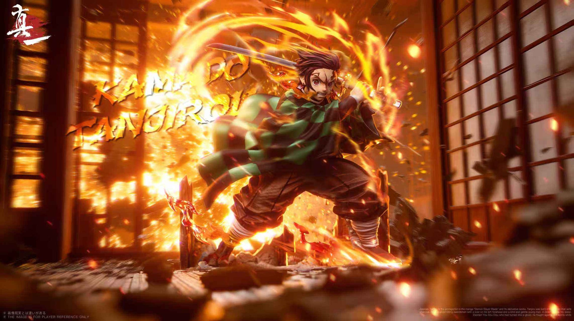 Demon Slayer: Kimetsu no Yaiba Zhen Yi Studio Kamado Tanjiro Resin Statue