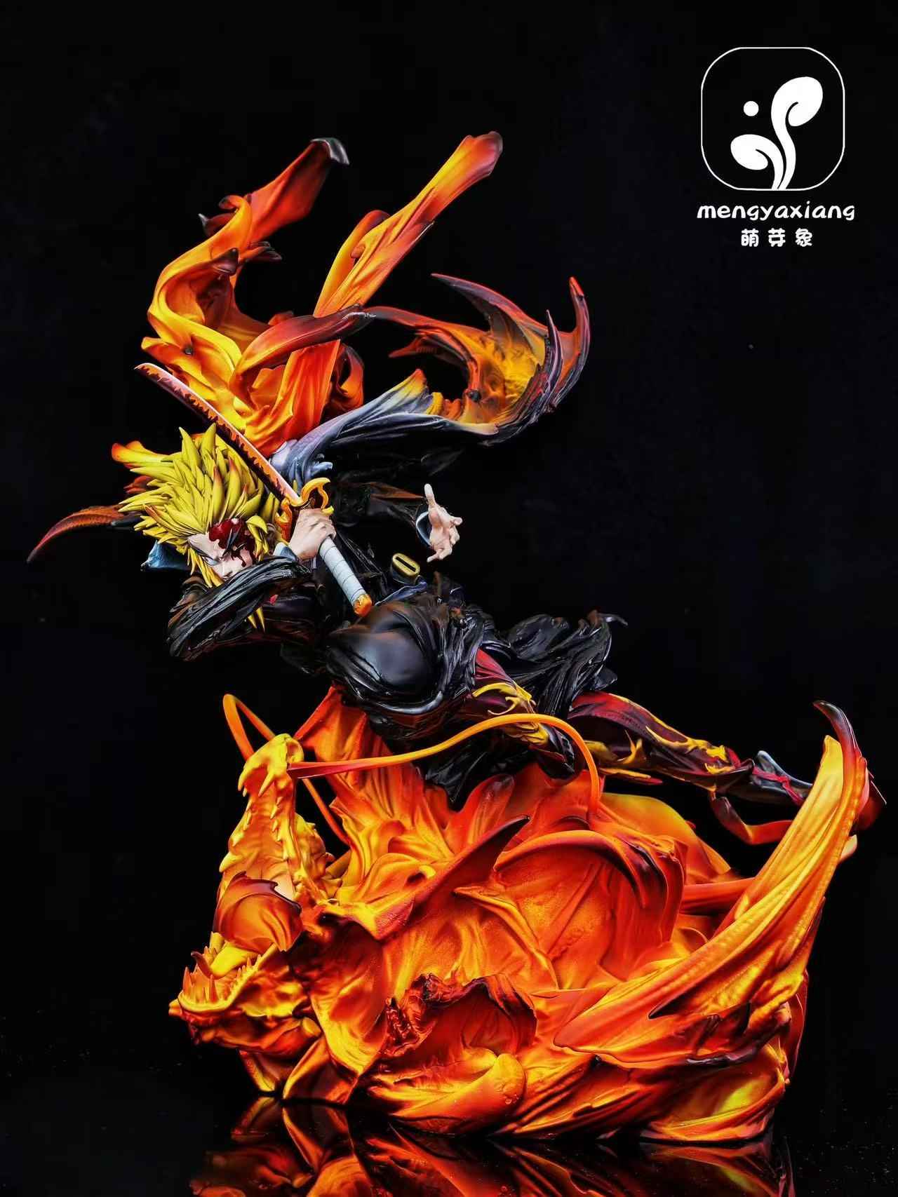 Demon Slayer Meng Ya Xiang Studio Kyojuro Rengoku Resin Statue