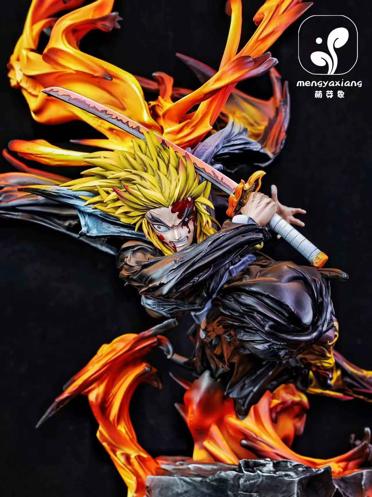 Demon Slayer Meng Ya Xiang Studio Kyojuro Rengoku Resin Statue