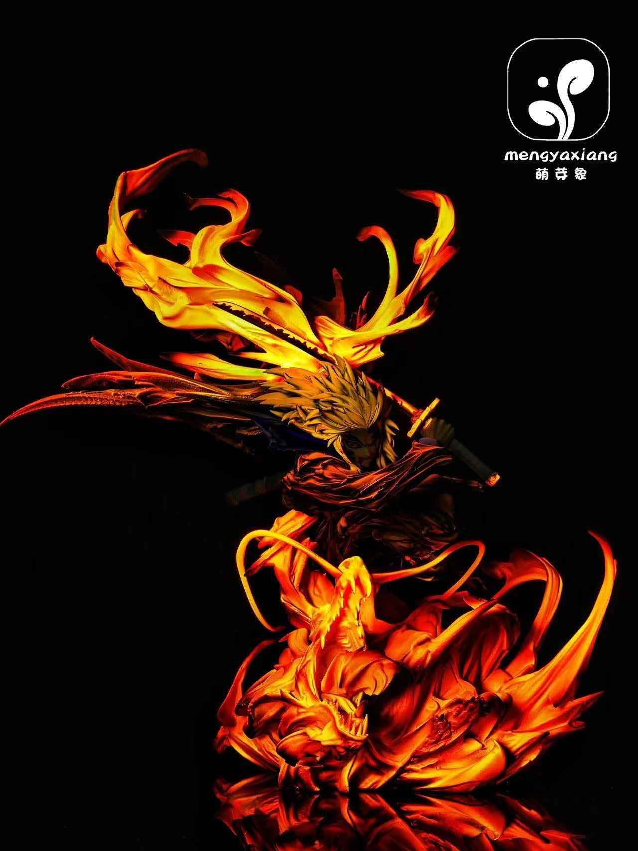 Demon Slayer Meng Ya Xiang Studio Kyojuro Rengoku Resin Statue