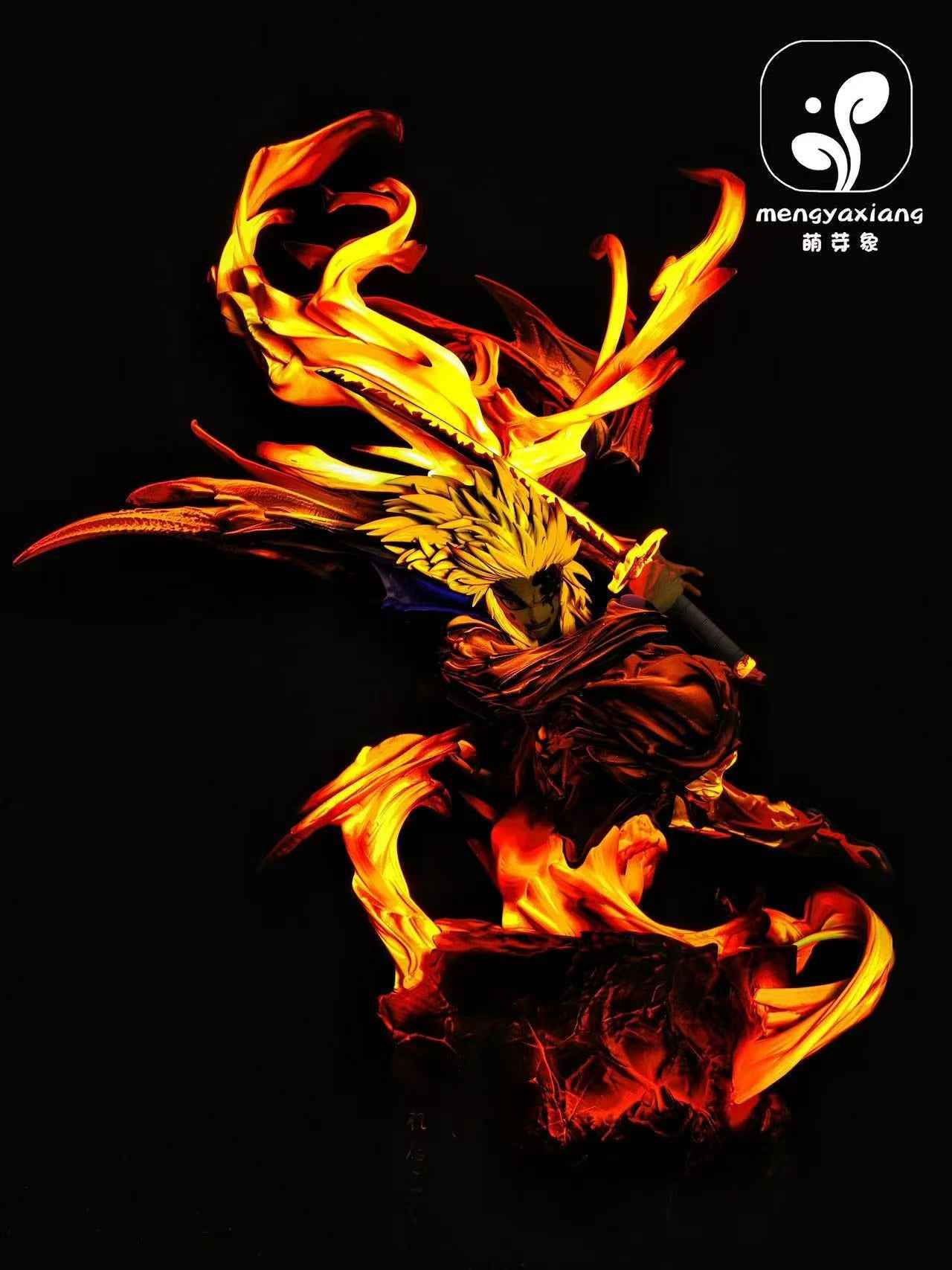 Demon Slayer Meng Ya Xiang Studio Kyojuro Rengoku Resin Statue