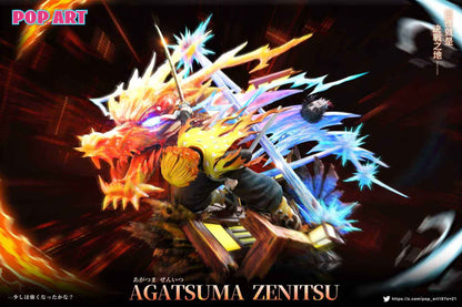 Demon Slayer Pop Art Studio Zenitsu Agatsuma Resin Statue