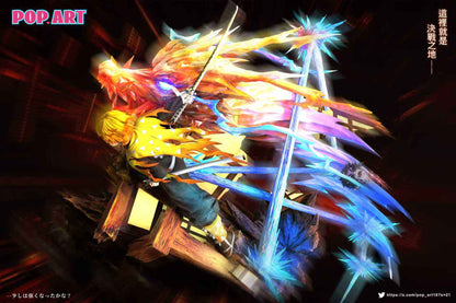 Demon Slayer Pop Art Studio Zenitsu Agatsuma Resin Statue