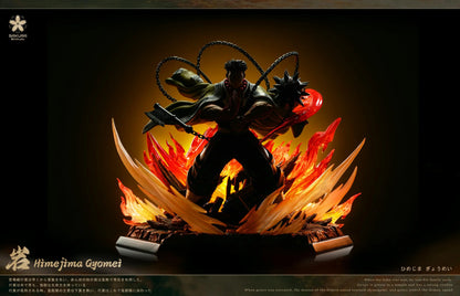 Demon Slayer Sakura Studio Stone Hashira Gyomei Himejima Resin Statue