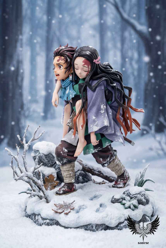 Demon Slayer: Kimetsu no Yaiba Saoirse Studio Kamado Tanjirou & Kamado Nezuko 1/6 Resin Statue