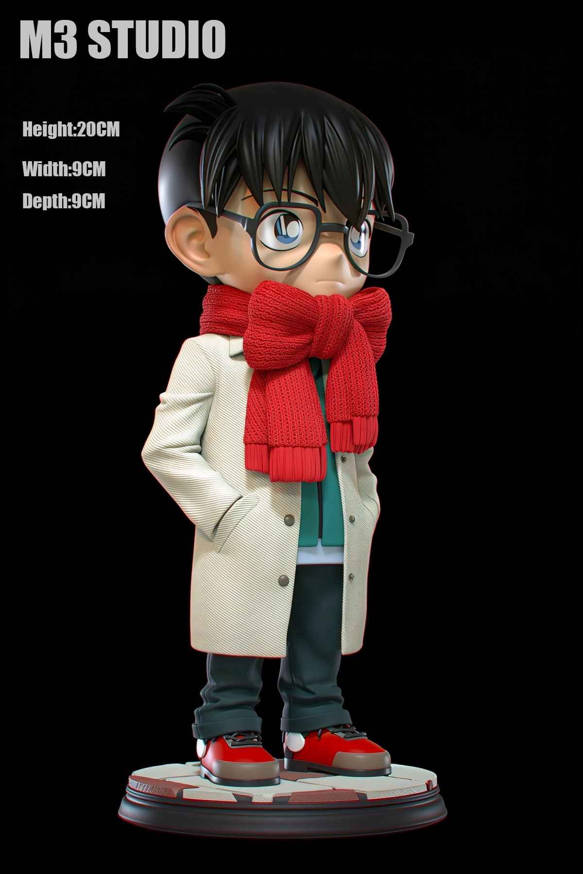 Detective Conan M3 Studio Conan Edogawa Q-Version Resin Statue