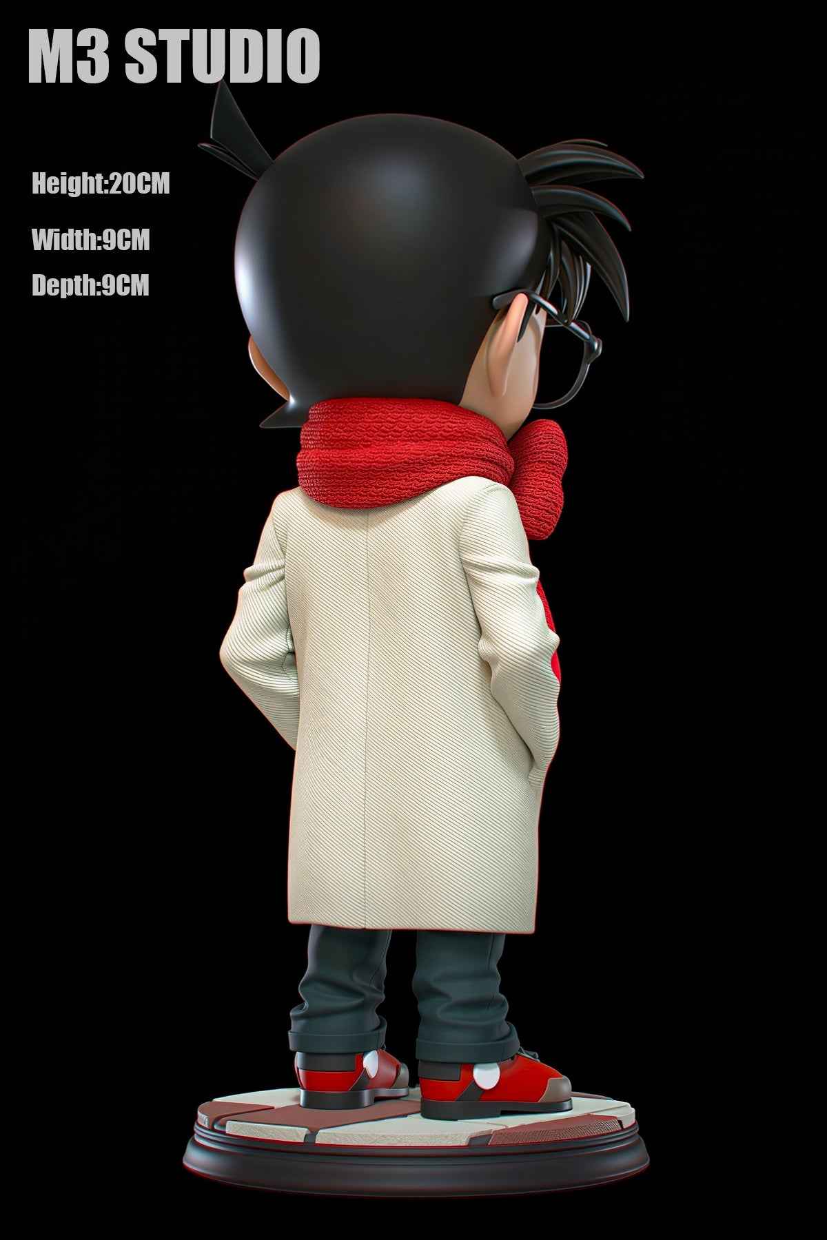 Detective Conan M3 Studio Conan Edogawa Q-Version Resin Statue