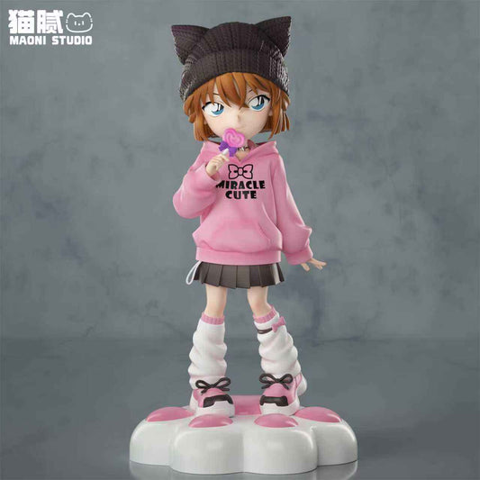 Detective Conan Maoni Studio Cat Ear Ai Haibara Resin Statue