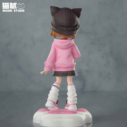 Detective Conan Maoni Studio Cat Ear Ai Haibara Resin Statue
