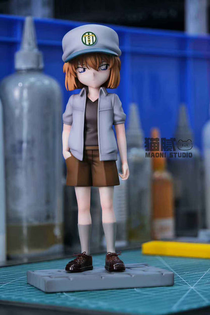 Detective Conan Maoni Studio Crazy Soccer Fan Ai Haibara Shiho Miyano 1/6 Resin Statue