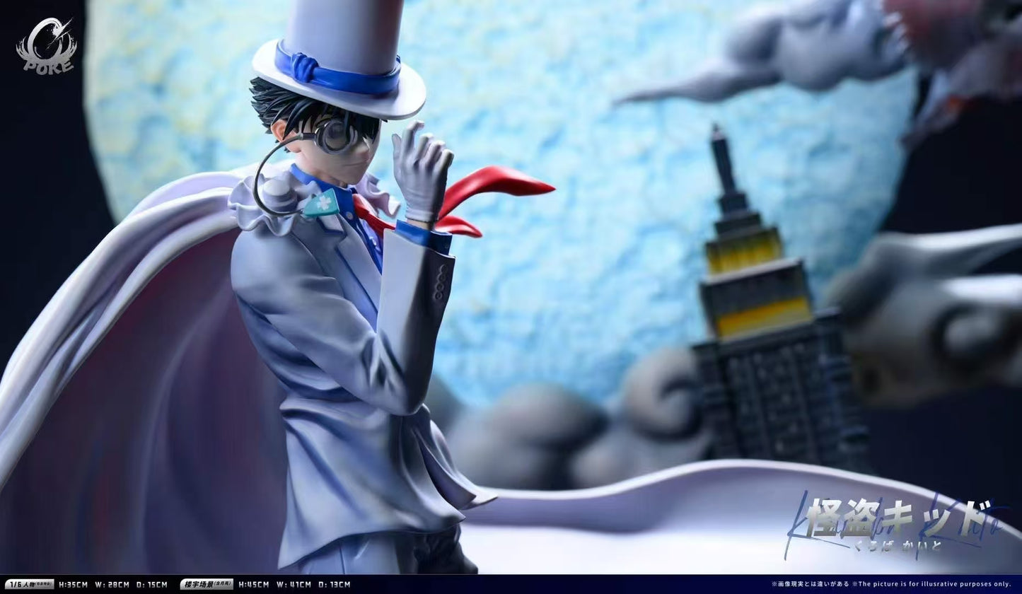 Detective Conan Poke Studio Kaito Kuroba Kid 1/6 Resin Statue