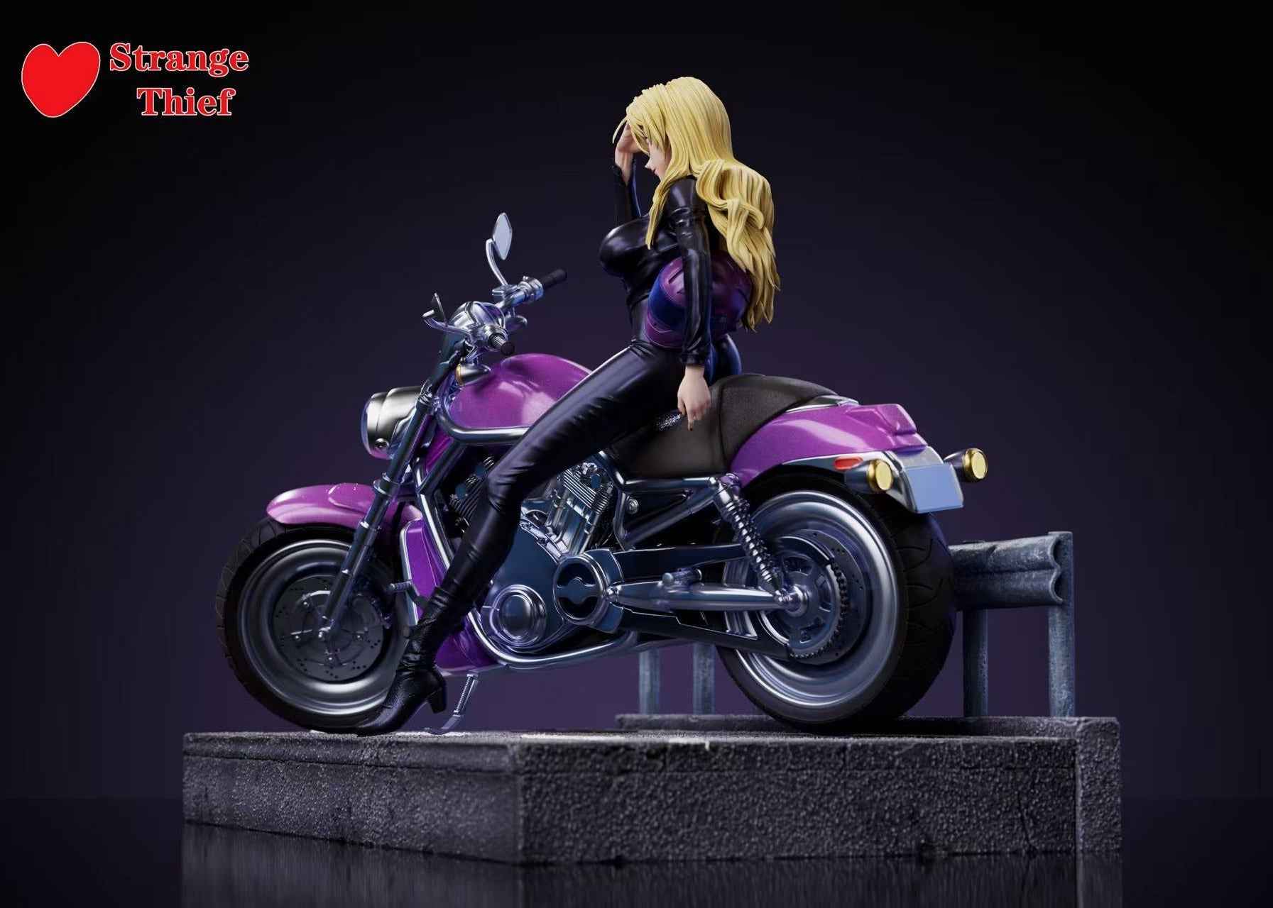 Detective Conan Strange Thief Studio Motorcycle Vermouth 1/6 Resin Statue