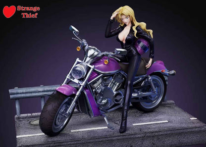 Detective Conan Strange Thief Studio Motorcycle Vermouth 1/6 Resin Statue