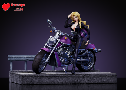 Detective Conan Strange Thief Studio Motorcycle Vermouth 1/6 Resin Statue