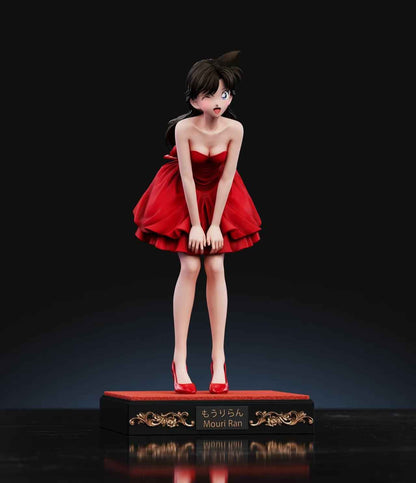 Detective Conan YYDS Studio Ran Mouri Red Dress 1/6 Resin Statue