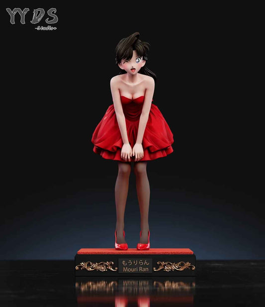 Detective Conan YYDS Studio Ran Mouri Red Dress 1/6 Resin Statue