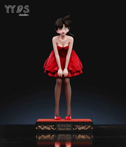 Detective Conan YYDS Studio Ran Mouri Red Dress 1/6 Resin Statue