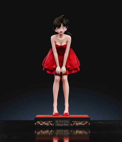 Detective Conan YYDS Studio Ran Mouri Red Dress 1/6 Resin Statue