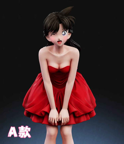 Detective Conan YYDS Studio Ran Mouri Red Dress 1/6 Resin Statue