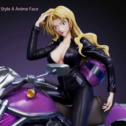 Detective Conan Strange Thief Studio Motorcycle Vermouth 1/6 Resin Statue