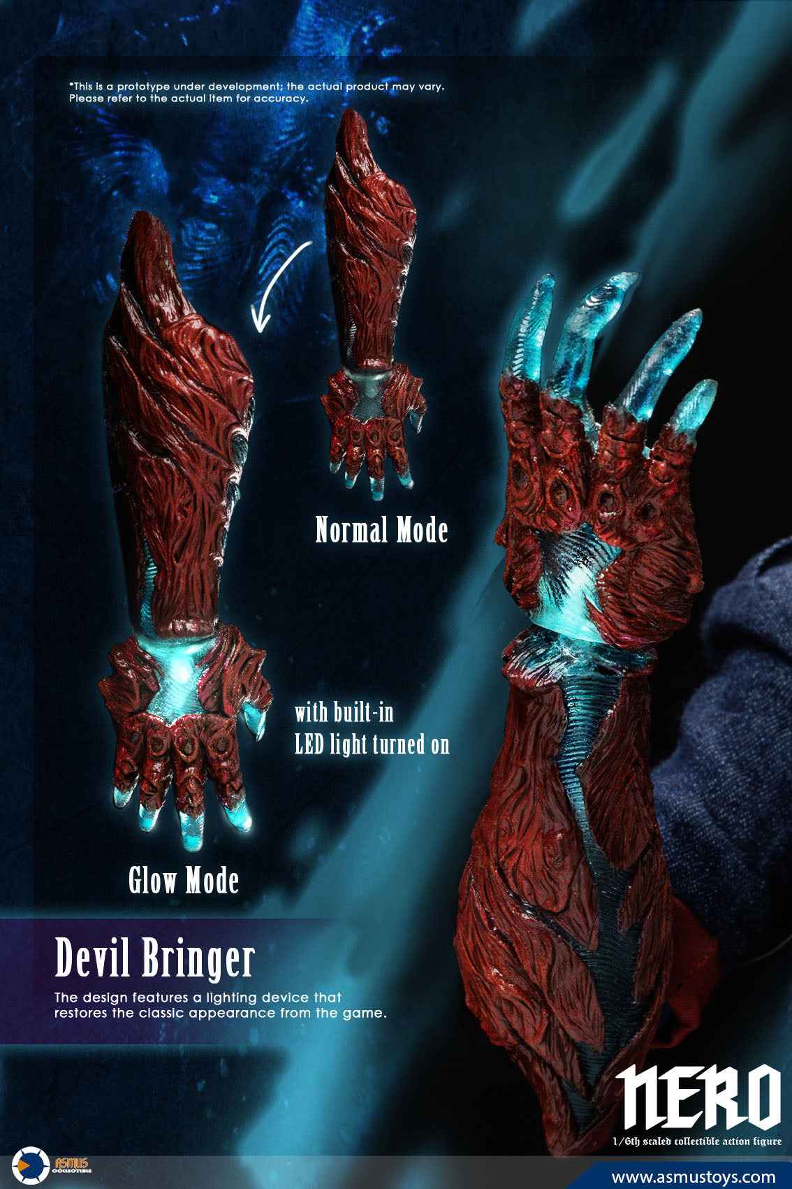 Devil May Cry Asmus Toys "Devil May Cry 4" Nero 1/6 DMC400 Licensed Action Figure