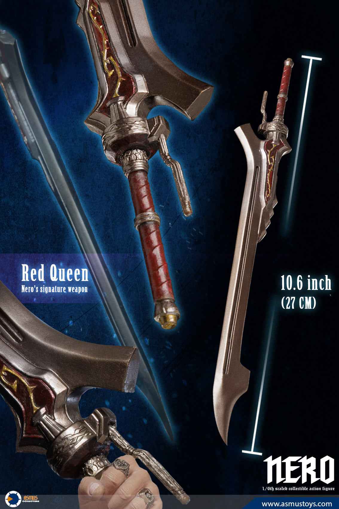 Devil May Cry Asmus Toys "Devil May Cry 4" Nero 1/6 DMC400 Licensed Action Figure