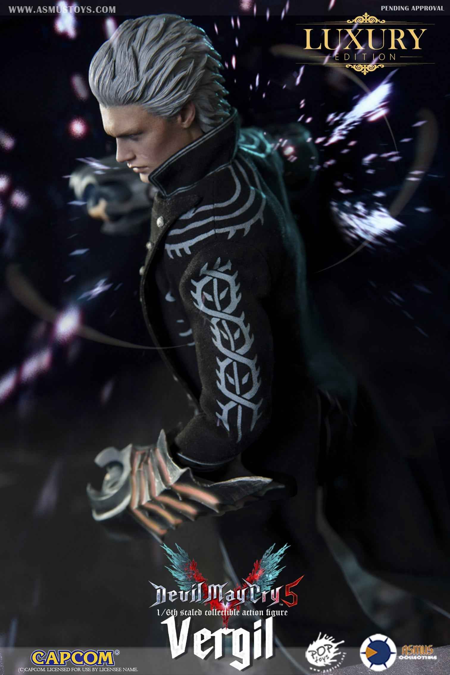 Devil May Cry Asmus Toys Vergil Deluxe Version DMC500LUX Action Figure (3rd party)