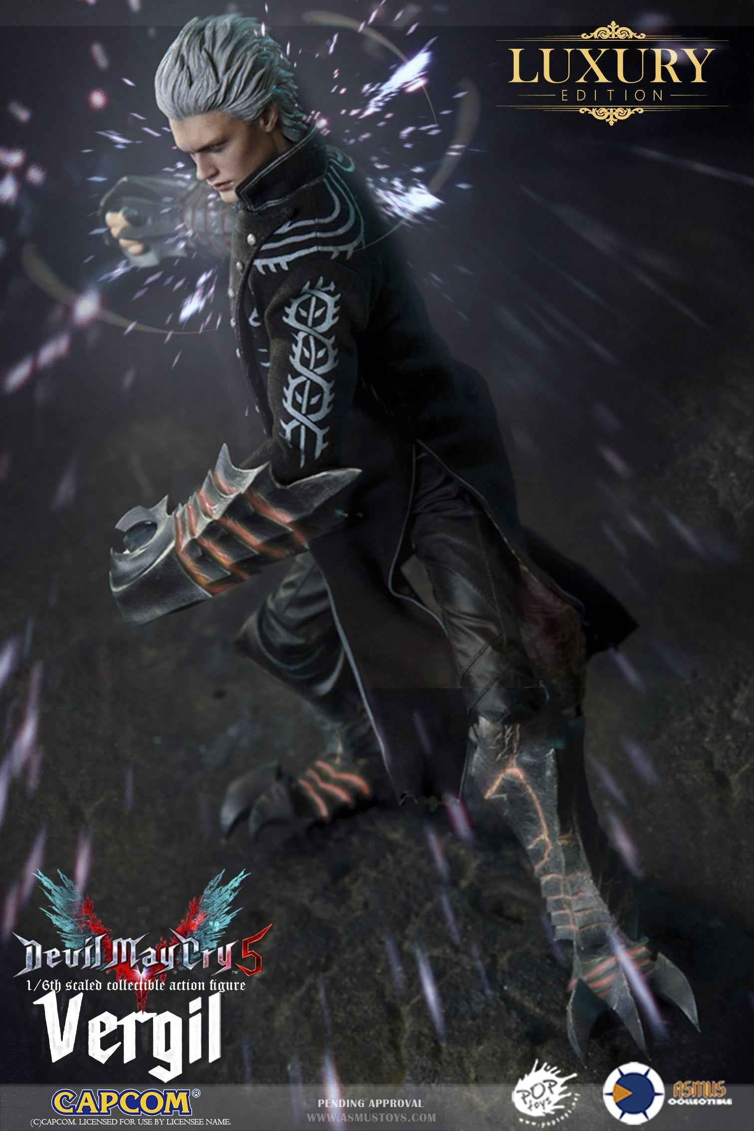 Devil May Cry Asmus Toys Vergil Deluxe Version DMC500LUX Action Figure (3rd party)