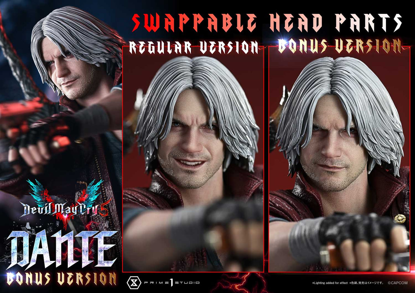 Devil May Cry Prime 1 Studio Dante CMDMCV-01 CMDMCV-01S Licensed Resin Statue