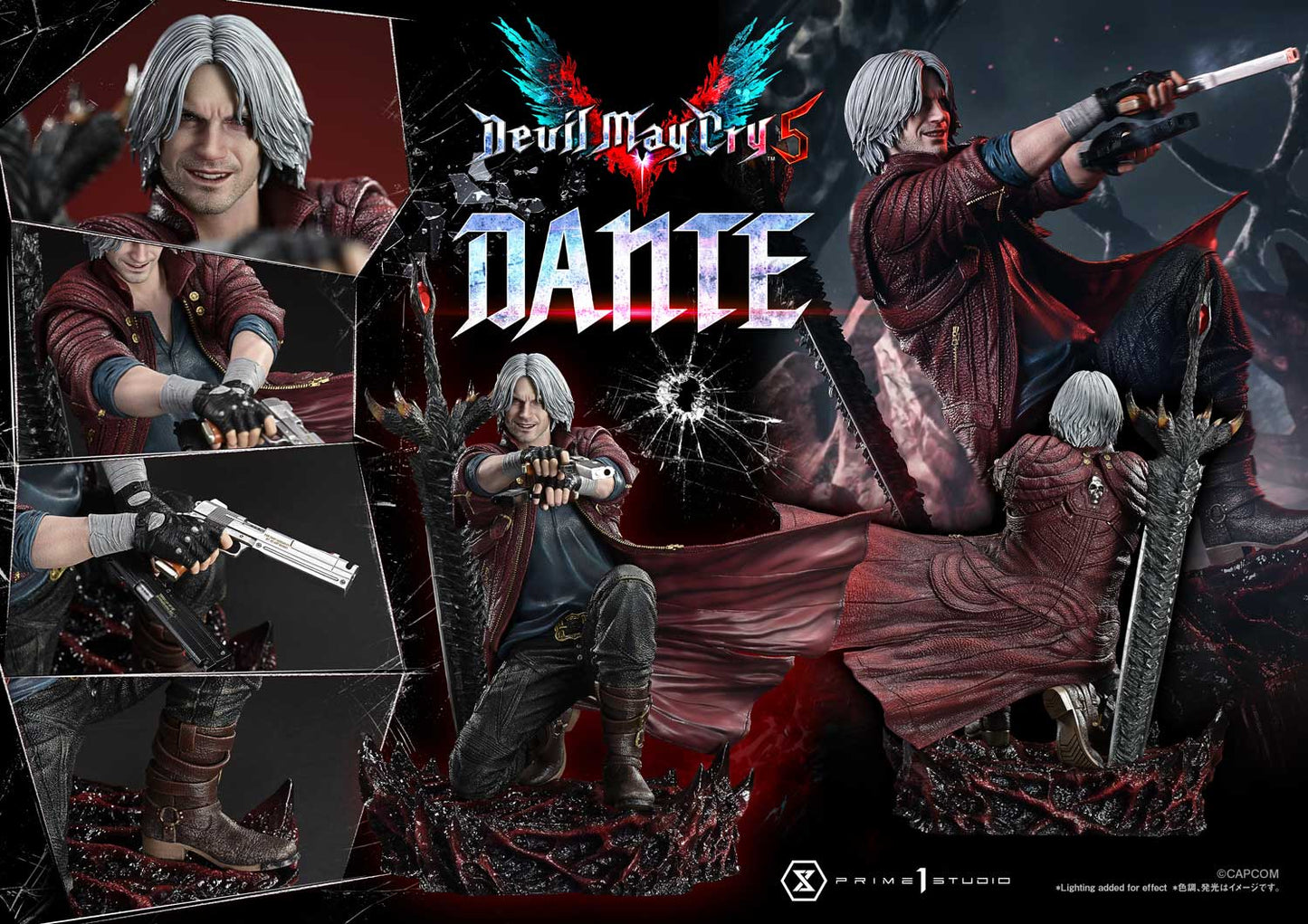 Devil May Cry Prime 1 Studio Dante CMDMCV-01 CMDMCV-01S Licensed Resin Statue