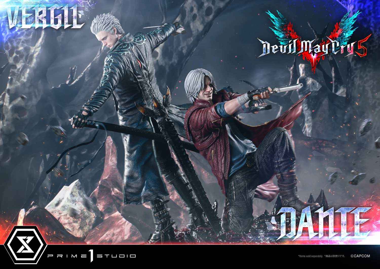 Devil May Cry Prime 1 Studio Vergil CMDMCV-02 CMDMCV-02S Resin Statue