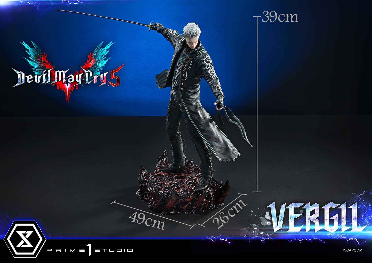 Devil May Cry Prime 1 Studio Vergil CMDMCV-02 CMDMCV-02S Resin Statue