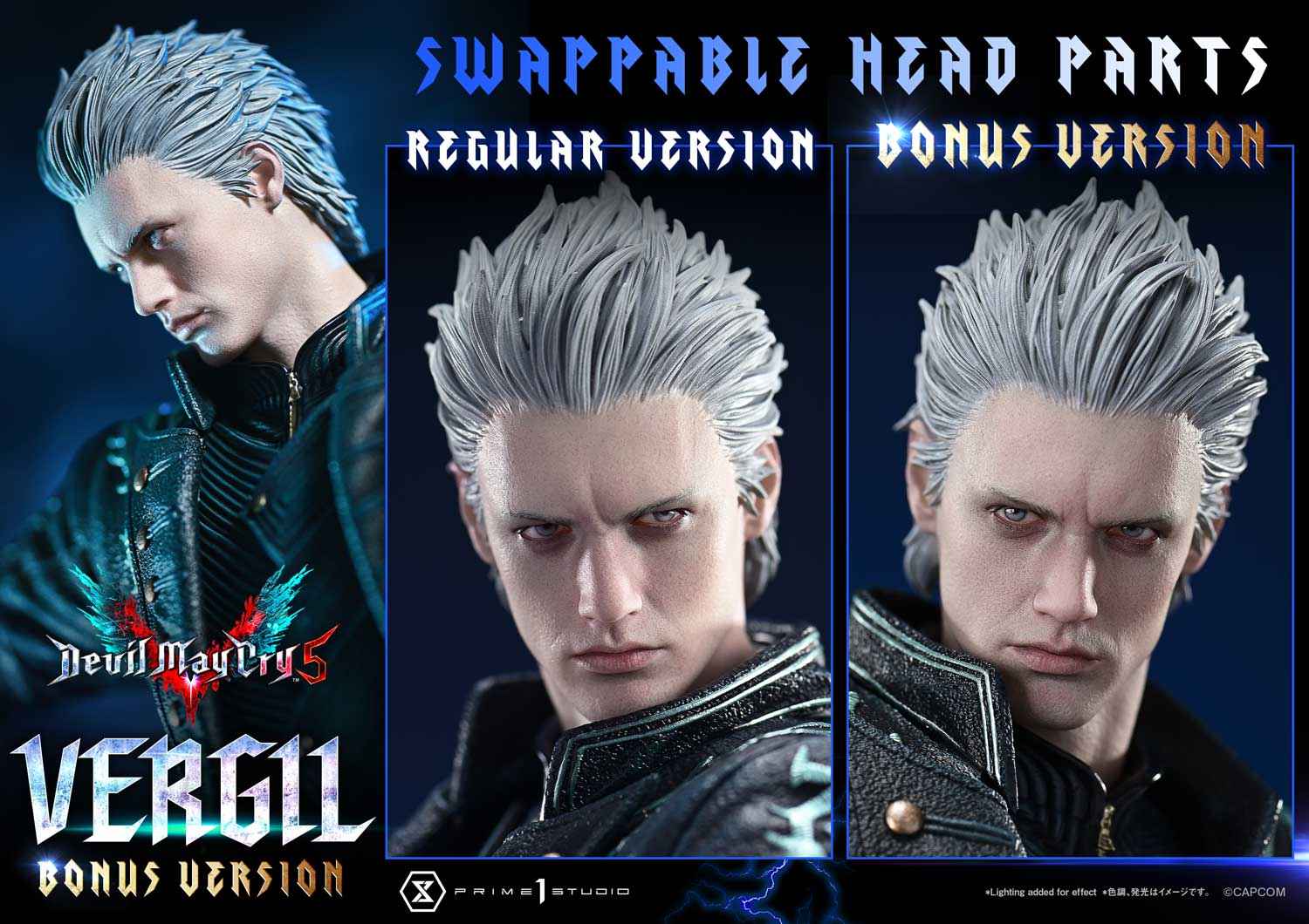 Devil May Cry Prime 1 Studio Vergil CMDMCV-02 CMDMCV-02S Resin Statue