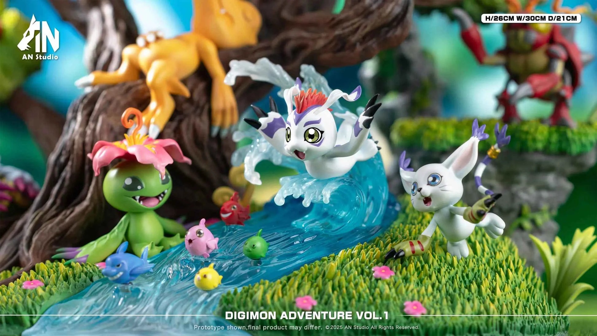 Digimon AN Studio Desktop Ecology Series Resin Statue
