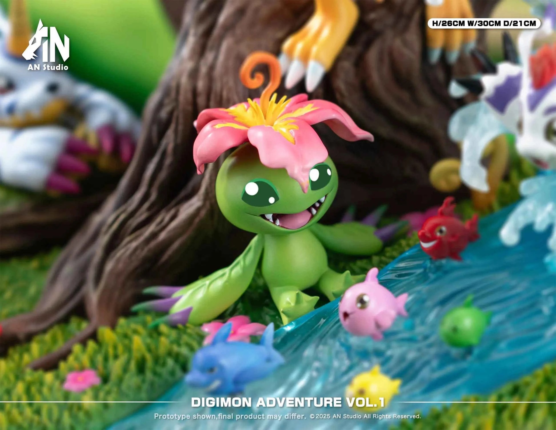 Digimon AN Studio Desktop Ecology Series Resin Statue