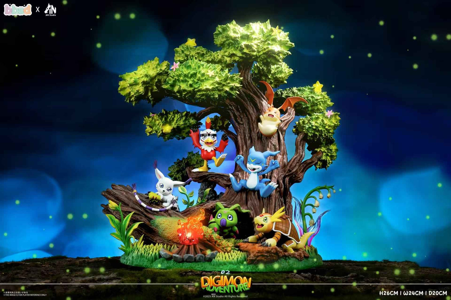 Digimon AN Studio Desktop Ecology Series Vol. 2  Resin Statue