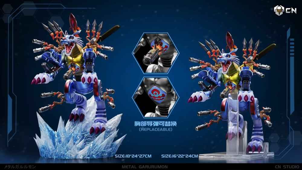 Digimon CN Studio MetalGarurumon Resin Statue