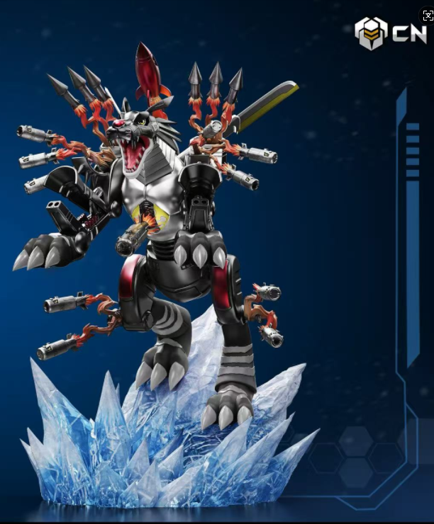 Digimon CN Studio MetalGarurumon Resin Statue