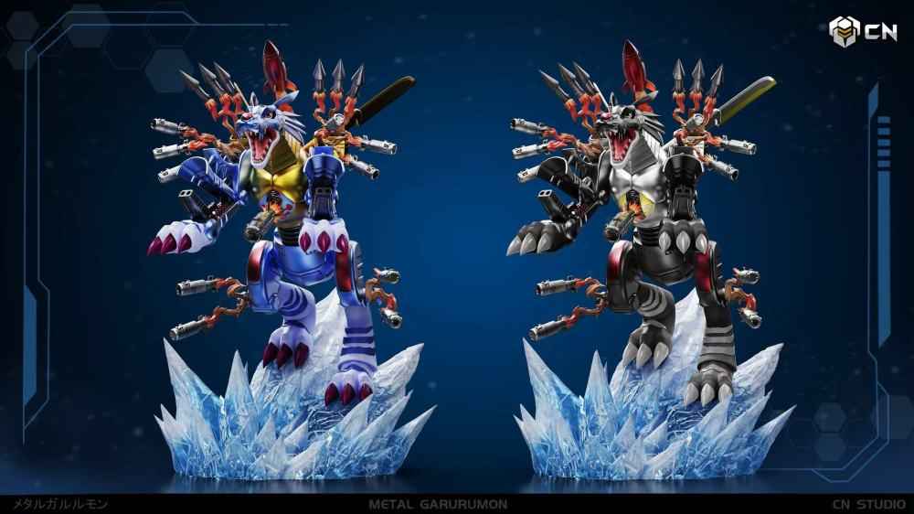Digimon CN Studio MetalGarurumon Resin Statue